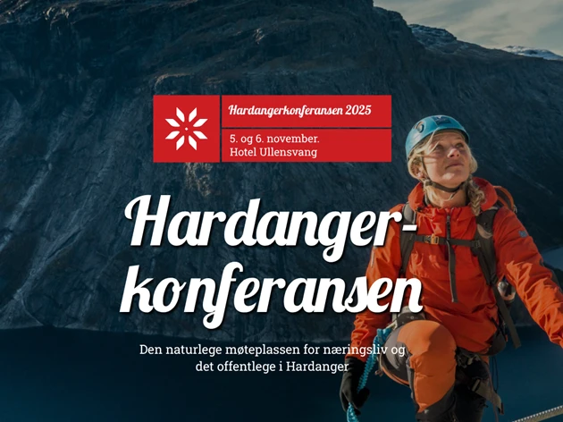 Ordførarane på scena under Hardangerkonferansen 2023